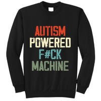 Autism Powered Fck Machine Retro Health Sweatshirt