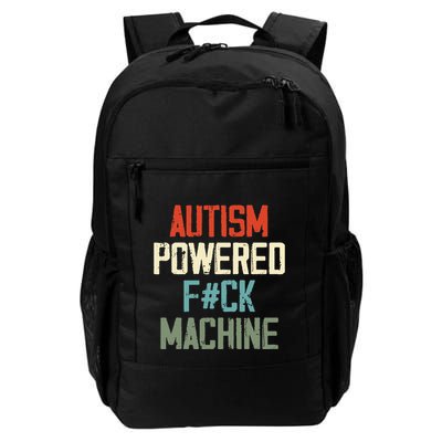 Autism Powered Fck Machine Retro Health Backpack
