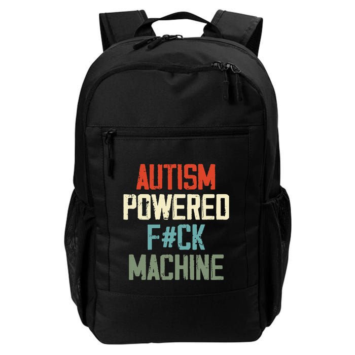 Autism Powered Fck Machine Retro Health Backpack