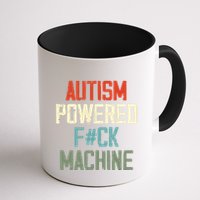 Autism Powered Fck Machine Retro Health Mug