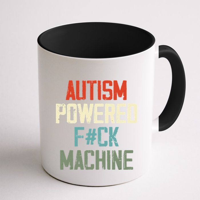 Autism Powered Fck Machine Retro Health Mug