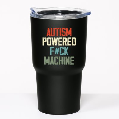 Autism Powered Fck Machine Retro Health Tumbler