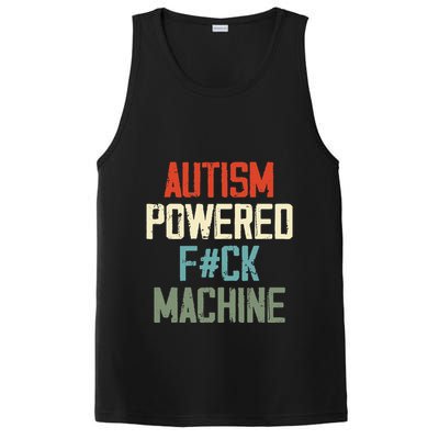 Autism Powered Fck Machine Retro Health PosiCharge Competitor Tank