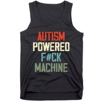 Autism Powered Fck Machine Retro Health Tank Top