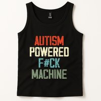 Autism Powered Fck Machine Retro Health Tank Top