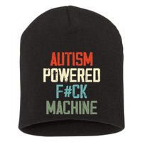 Autism Powered Fck Machine Retro Health Short Acrylic Beanie