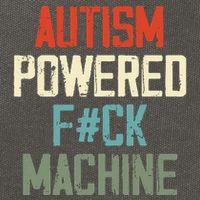 Autism Powered Fck Machine Retro Health Cotton Canvas Backpack