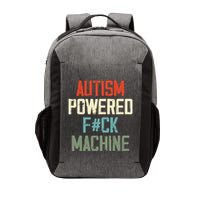 Autism Powered Fck Machine Retro Health Vector Backpack