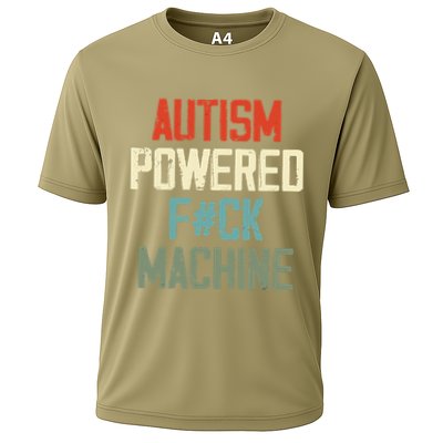 Autism Powered Fck Machine Retro Health Performance Shirt