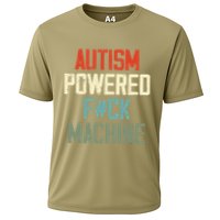 Autism Powered Fck Machine Retro Health Performance Shirt
