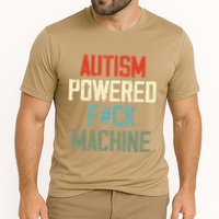 Autism Powered Fck Machine Retro Health Performance Shirt