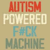 Autism Powered Fck Machine Retro Health Performance Shirt