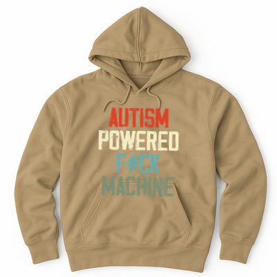 Autism Powered Fck Machine Retro Health Hoodie