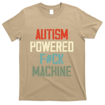 Autism Powered Fck Machine Retro Health T-Shirt