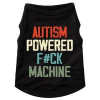 Autism Powered Fck Machine Retro Health Apparel Gift Doggie Tank
