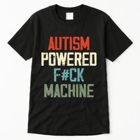 Autism Powered Fck Machine Retro Health Apparel Gift Tall T-Shirt