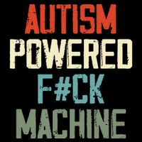 Autism Powered Fck Machine Retro Health Apparel Gift Flatbill Hat
