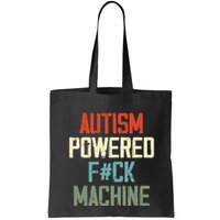 Autism Powered Fck Machine Retro Health Apparel Gift Bag