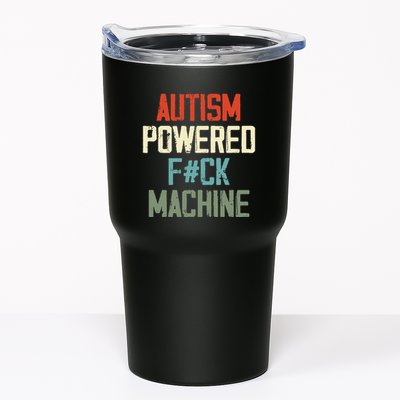 Autism Powered Fck Machine Retro Health Apparel Gift Tumbler