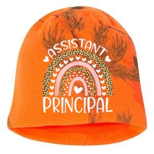 Assistant Principal Funny Job Title School Worker Rainbow Kati - Camo Knit Beanie