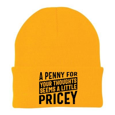 A Penny For Your Thoughts Seems A Little Pricey Knit Cap Winter Beanie