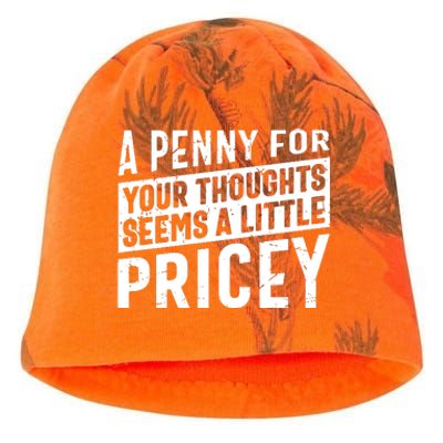 A Penny For Your Thoughts Seems A Little Pricey Kati - Camo Knit Beanie