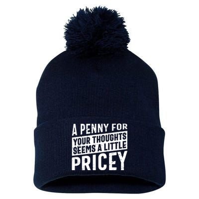 A Penny For Your Thoughts Seems A Little Pricey Pom Pom 12in Knit Beanie