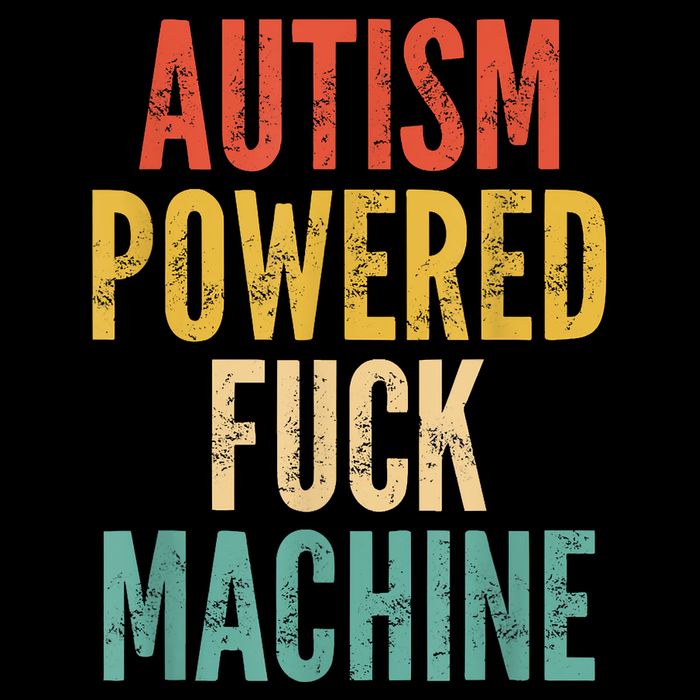Autism Powered Fuck Machine Funny Quote Impact Tech Backpack
