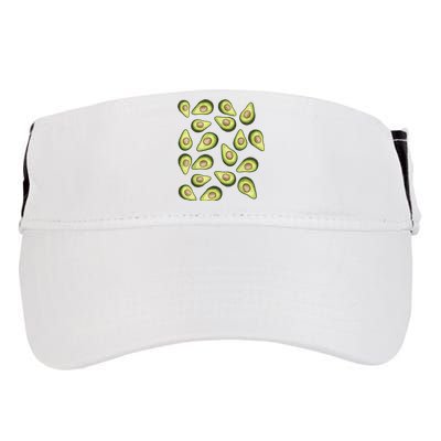 Avocados Pattern Funny Holy Guacamole Costume Adult Drive Performance Visor