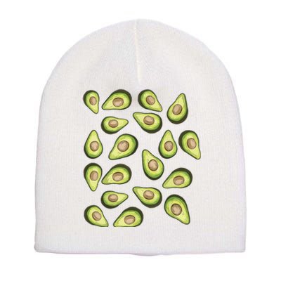 Avocados Pattern Funny Holy Guacamole Costume Short Acrylic Beanie