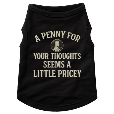 A Penny for Your Thoughts Doggie Tank
