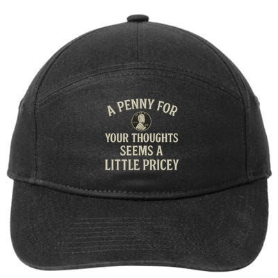 A Penny for Your Thoughts 7-Panel Snapback Hat