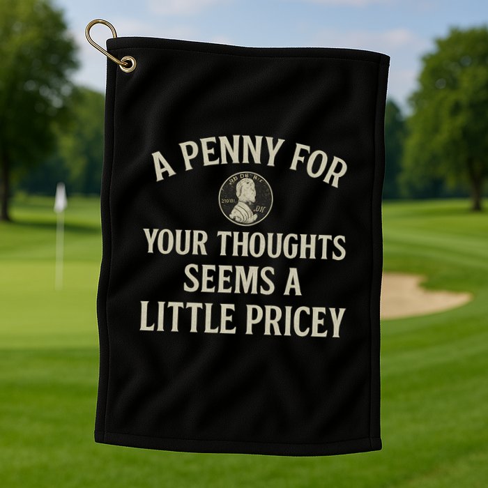 A Penny for Your Thoughts Golf Towel