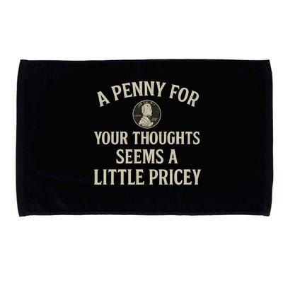 A Penny for Your Thoughts Microfiber Hand Towel