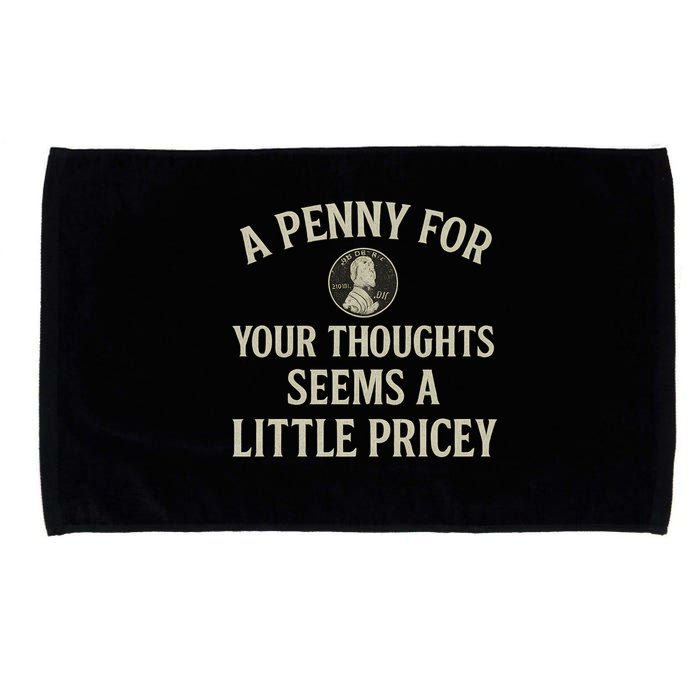 A Penny for Your Thoughts Microfiber Hand Towel