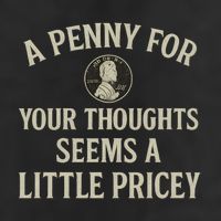 A Penny for Your Thoughts Microfiber Hand Towel