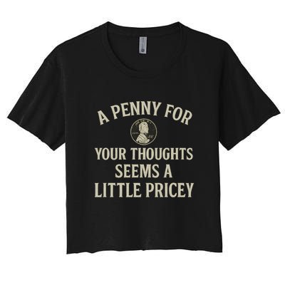 A Penny for Your Thoughts Crop Top