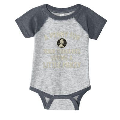 A Penny for Your Thoughts Infant Baby Jersey Bodysuit