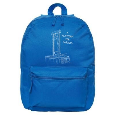 A Platform For Fascists Guillotines 16 in Basic Backpack