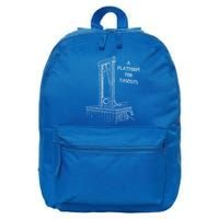 A Platform For Fascists Guillotines 16 in Basic Backpack