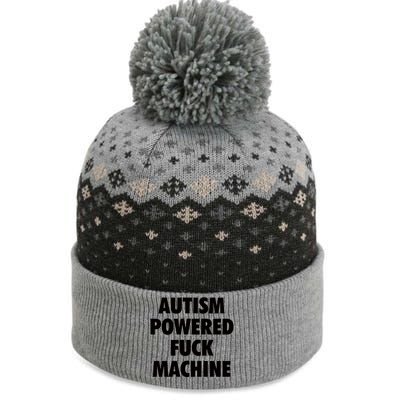 Autism Powered Fuck Machine The Baniff Cuffed Pom Beanie