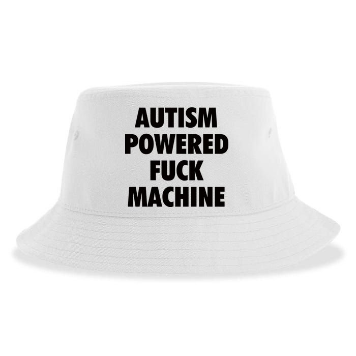 Autism Powered Fuck Machine Sustainable Bucket Hat