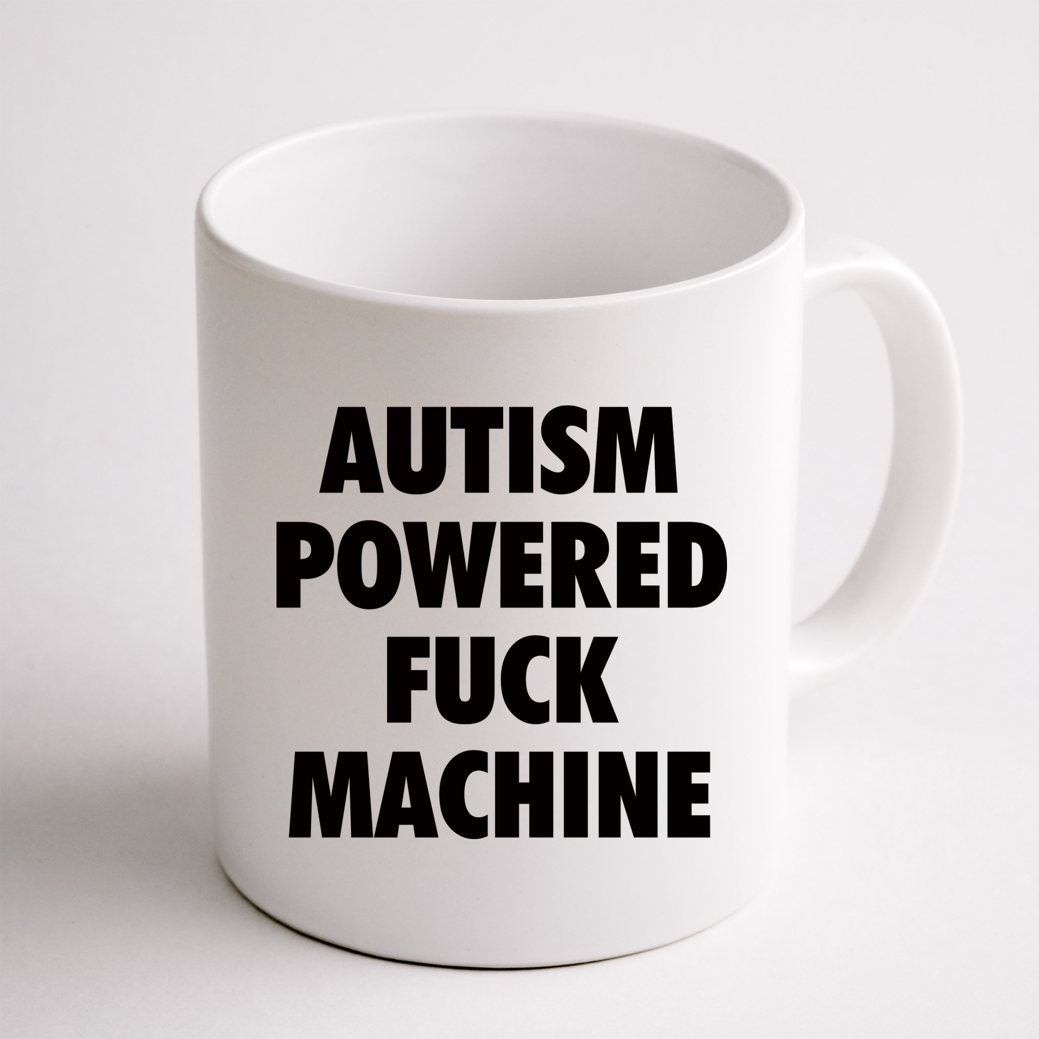 Autism Powered Fuck Machine Mug
