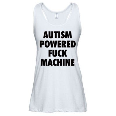 Autism Powered Fuck Machine Ladies Essential Flowy Tank