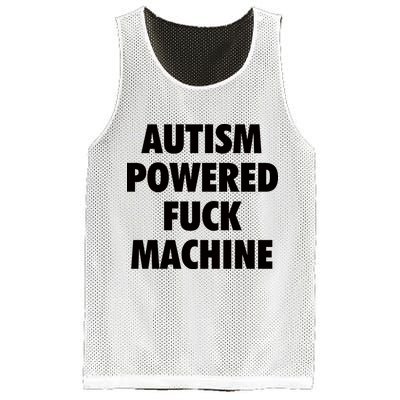 Autism Powered Fuck Machine Mesh Reversible Basketball Jersey Tank