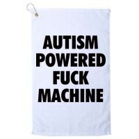 Autism Powered Fuck Machine Golf Towel