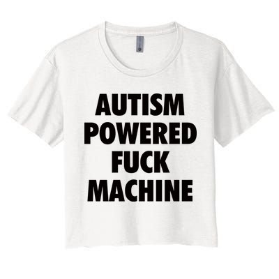 Autism Powered Fuck Machine Crop Top