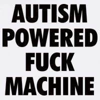 Autism Powered Fuck Machine Cropped Pullover Crew