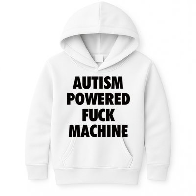 Autism Powered Fuck Machine Kids Hoodie