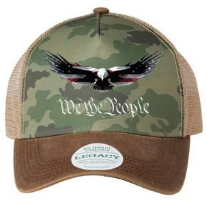 American Patriot Freedom Eagle Usa Flag Legacy Tie Dye Trucker Hat